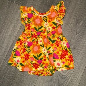 Play by Little Sleepies Sunny Garden twirl dress with bodysuit